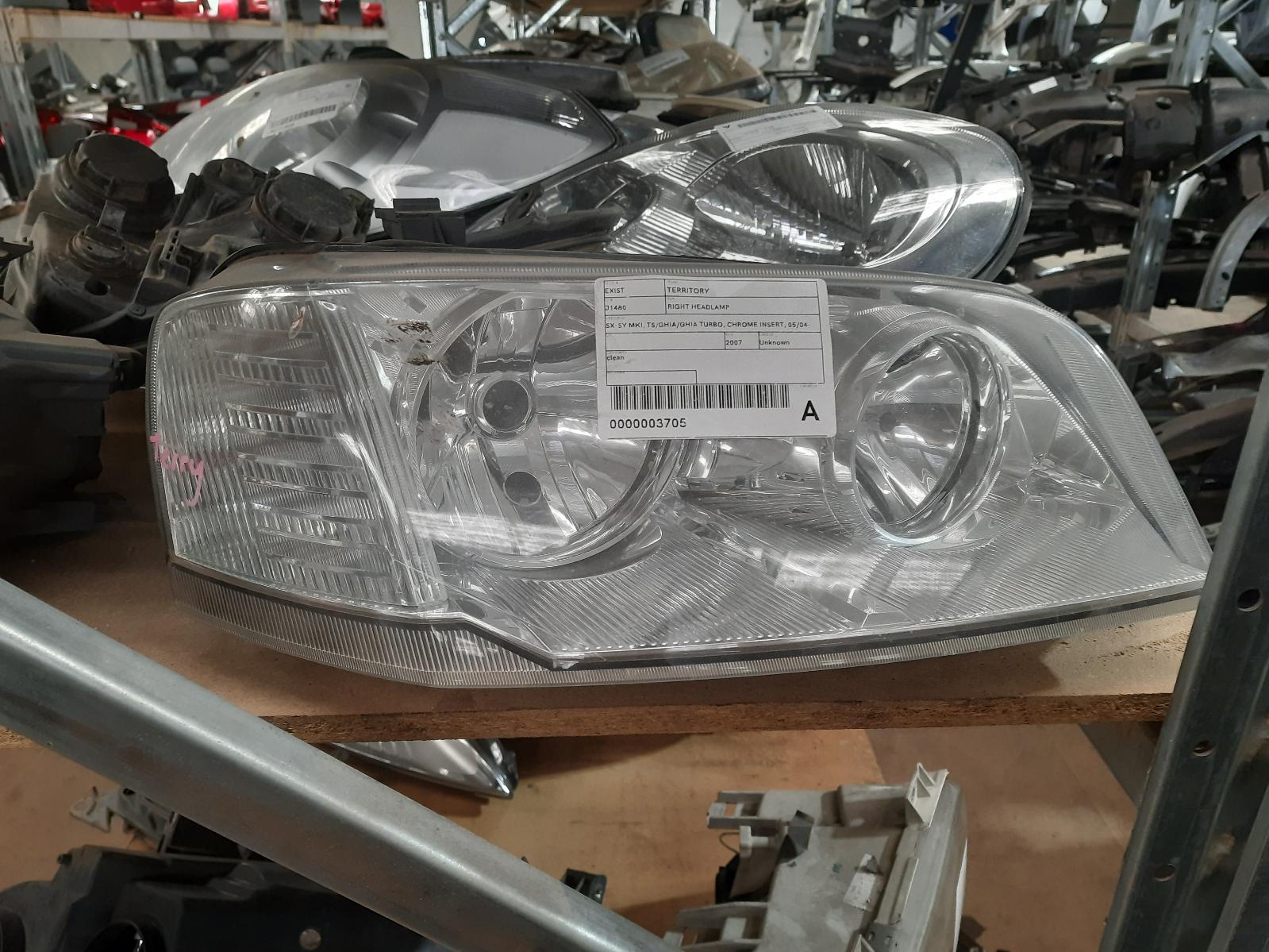 View Auto part Right Headlamp Ford Territory 2007